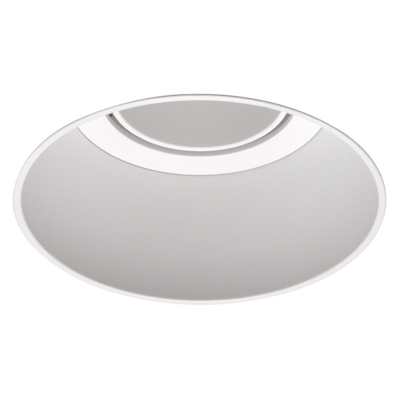 Einbaustrahler randlos d=85mm  schwenkbar weiss matt
230V 1x50W GU10 / D=85 H=140 / IP20