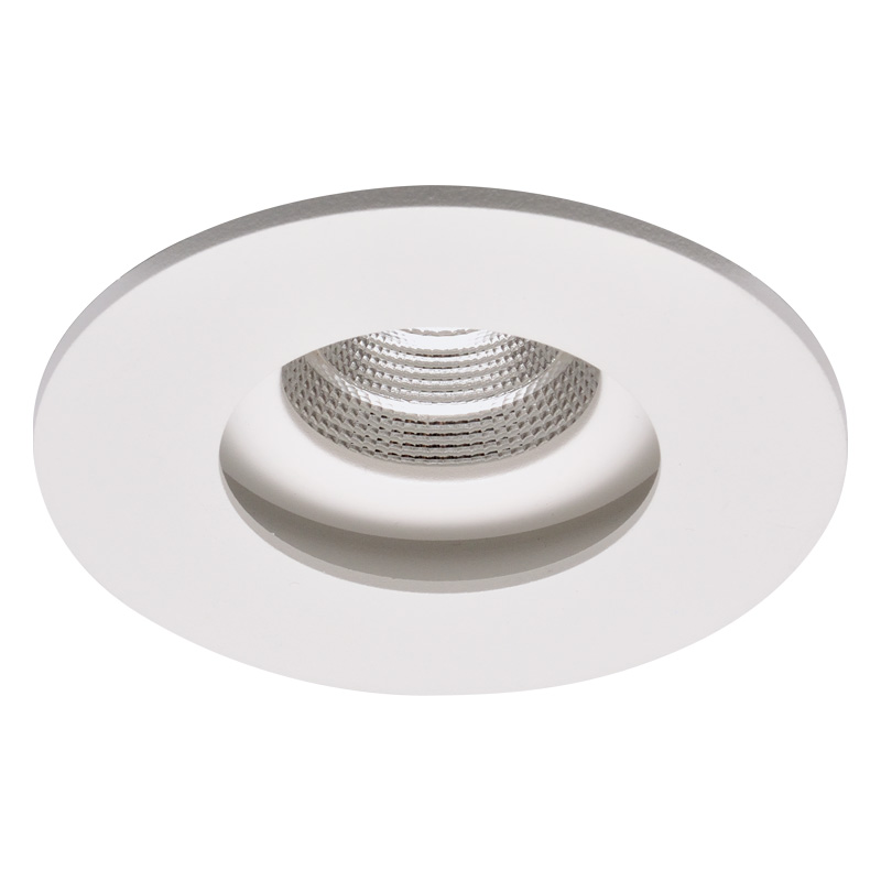 Einbaustrahler starr LED 9.3W 3000K weiss matt
DC 500mA 870Lm CRI80 D=100mm H=95mm IP20