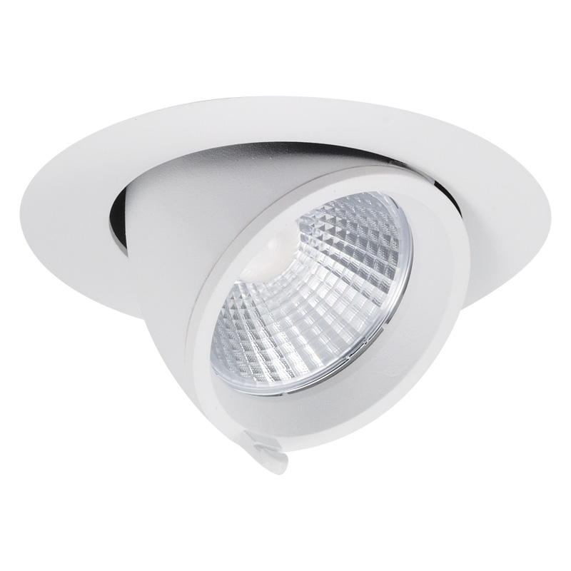 Einbaustrahler schwenk-ausziehbar 36° 12W weiss
DC 350mA 3000K 1525lm CRI90 D=102 IP20