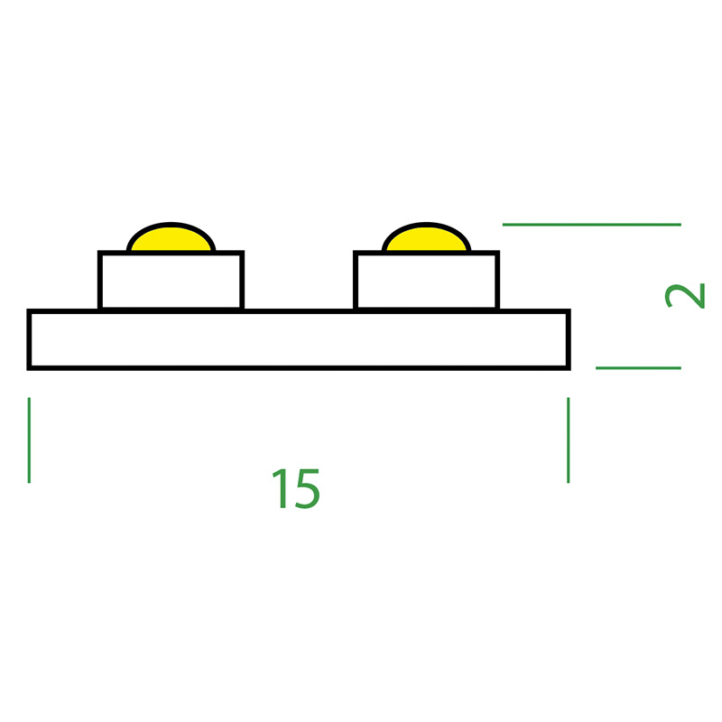 LED-Strip Flex 24V 40W/m fine120° warmweiss
24V SMD 3000K 4737lm/m CRI90 / B=15mm H=2mm - Image 2