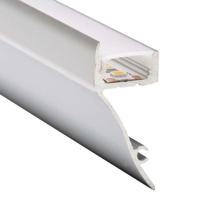 Wandaufbauprofil Wall 50 indirekt für LED alu eloxiert
B=18.2mm H=41 L=1000mm