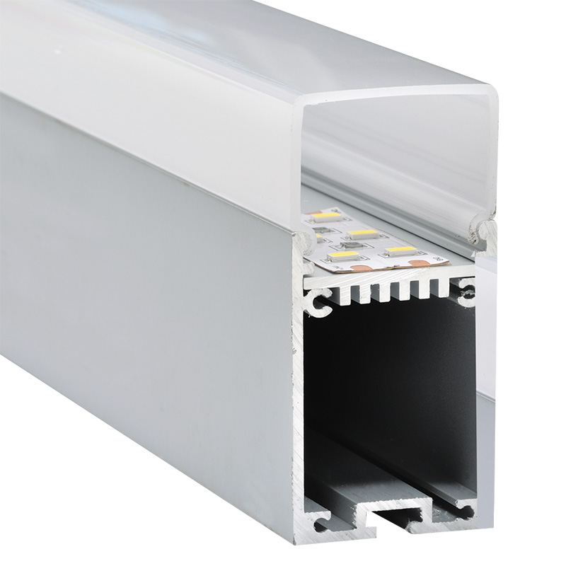 Aluprofil Cubo fü Lichtband Line QT
L=1000mm Aussen B=35mm Innen B=27mm H=51mm