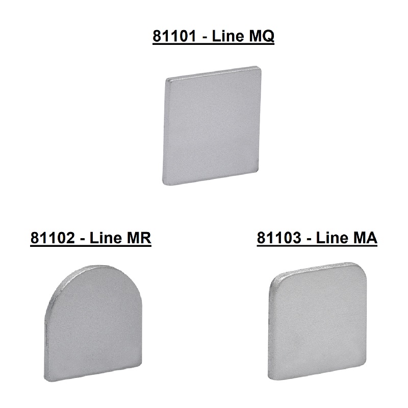 Endstücke Line MQ Alu
B=19.8x19.8mm