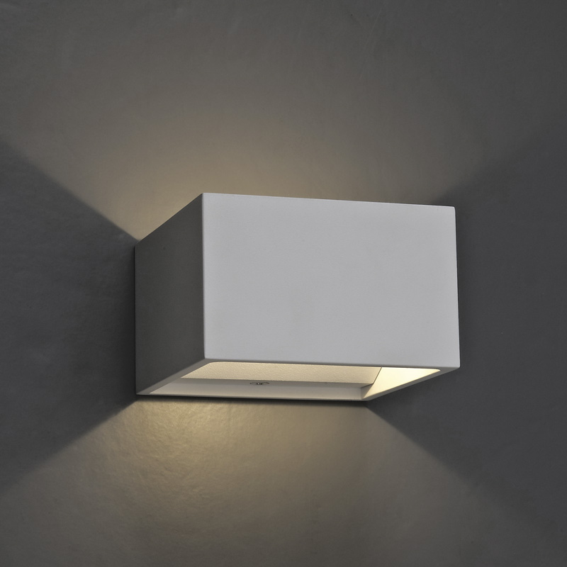 Wandleuchte Qubit W LED 4.2W 2700°K silgergrau
230V/24V/350mA DC / H=58 B=102 T=102