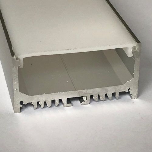 Aufbauprofil Cool 43 für LED alu eloxiert
B=47.5mm H=23.8mm L=2000mm