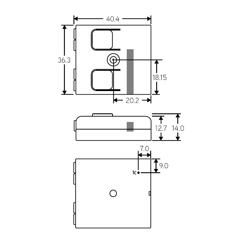 Schnitstellenwandler DALI 64 in Casambi für Einbau
L=36.3 B=40.4 H=14mm IP20 - Image 2