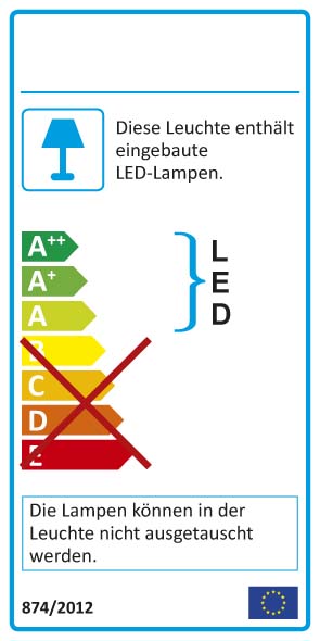Wandleuchte op6-LED-4-br (DALI dim) dunkelbronze
1x20W LED 3000 K L=200mm IP20 - Image 3