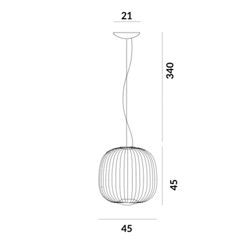 Pendelleuchte Spokes 2 Midi 30W MyLight gold
230V 2700K 3316lm D=45cm H=45cm IP20 - Image 2