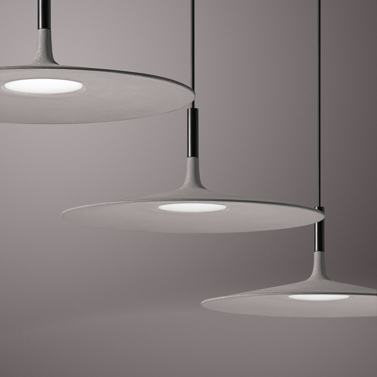 Pendelleuchte Aplomb Large 12W grau
240V 2700K 1279lm D=45 H=20cm / IP20 - Image 3