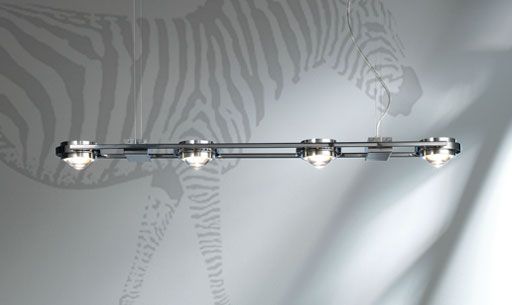 Pendelleuchte Ocular 4 LED Edelstahl gebürstet
4x 6.5W LED