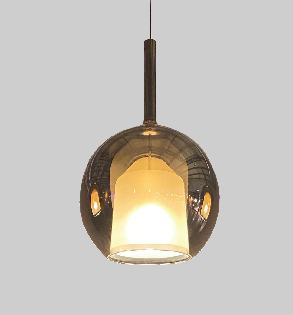 Pendelleuchte GLO large D=380 bronze
230V/E27/10W LED Glas farbig - Image 3