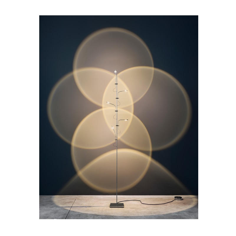 Stehleuchte WA WA Terra FLEX LED Nickel glanz
230V 2700°K 5 W 500lm H=190 cm
