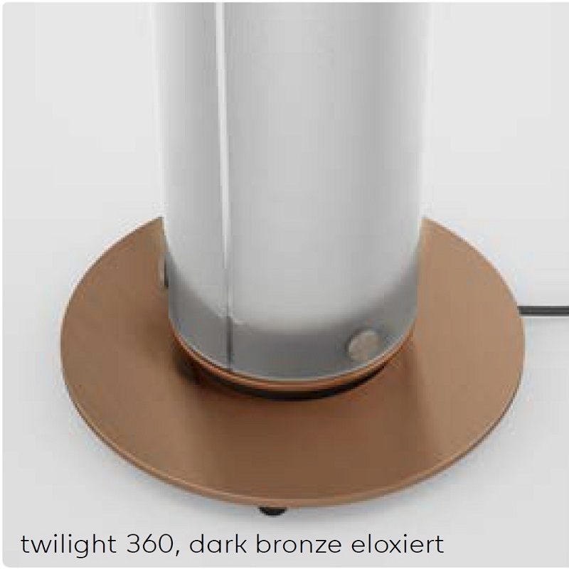 Stehleuchte Twilight-360° 65W Kunstglas- bronze
240V/ 2700K 7120Lm CR80 H=1880 D=180 IP20 - Image 3