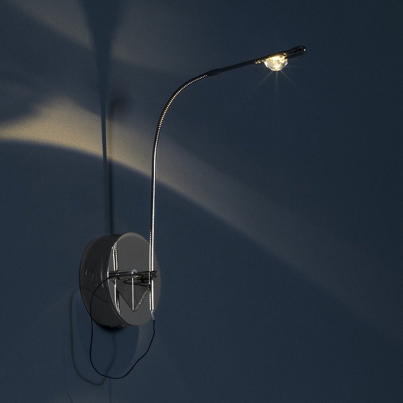 Wandleuchte WA mod B LED 2700°K nickel glanz
230V/2700°K 1W/100lm CRI80 H=max.25cm