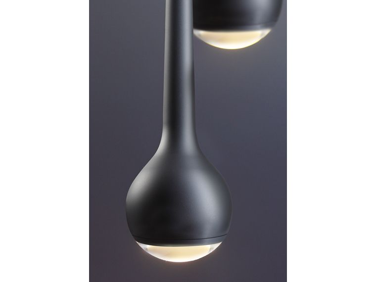 Pendelleuchte Falling Sun Trace schwarz matt
230V 3 x14W 850lm CRI90 /D= 80mm H=45 /IP20 - Image 3