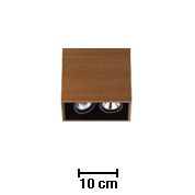 Aufbauleuchte Compass Box S 2x35W/12V GX5.3 alu
12V/GX5.3/2x35W/60°