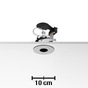 Einbaustrahler Compass fixed 50W 12V weiss
GX5.3 max 50W D=90