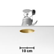 Einbauleuchte Easy Kap fixed 50W gold
GX5.3 max 50W D=105 12V