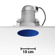 Einbaustrahler Kap Deep 70W blau
G8.5 D=145 max 70W