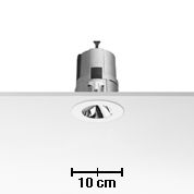 Einbauleuchte sniper 12V 50W chrom
12V GX5.3 max 50W D=100