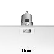 Einbauleuchte sniper 12V 35W chrom
12V GX10 max 35W D=100
