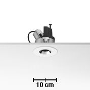 Einbauleuchte sniper 12V 50W matt gold
12V GX5.3 max 50W D=100