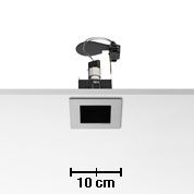 Einbauleuchte Micro Battery 50W/230V weiss matt
GU10, 104X104mm, AS=98mm, T=169mm