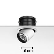 Einbaustrahler PURE 2 Downlight 100W weiss
GY6.35 100W 12V D=113