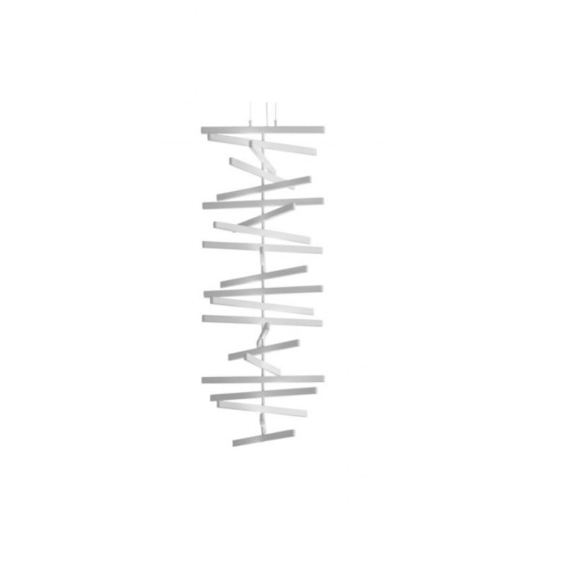 Pendelleuchte  Rhythm 10xLED Strip cremeweiss m
230V/ 24V  10x 3.2W Led Strip H=52 B=47cm