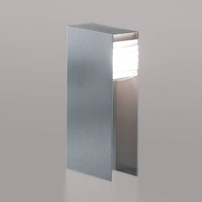 Aussenwegleuchte Monostep 26 INOX
GU5.3/12V excl.Transfo/20-50W
H=62 T=128xB=260