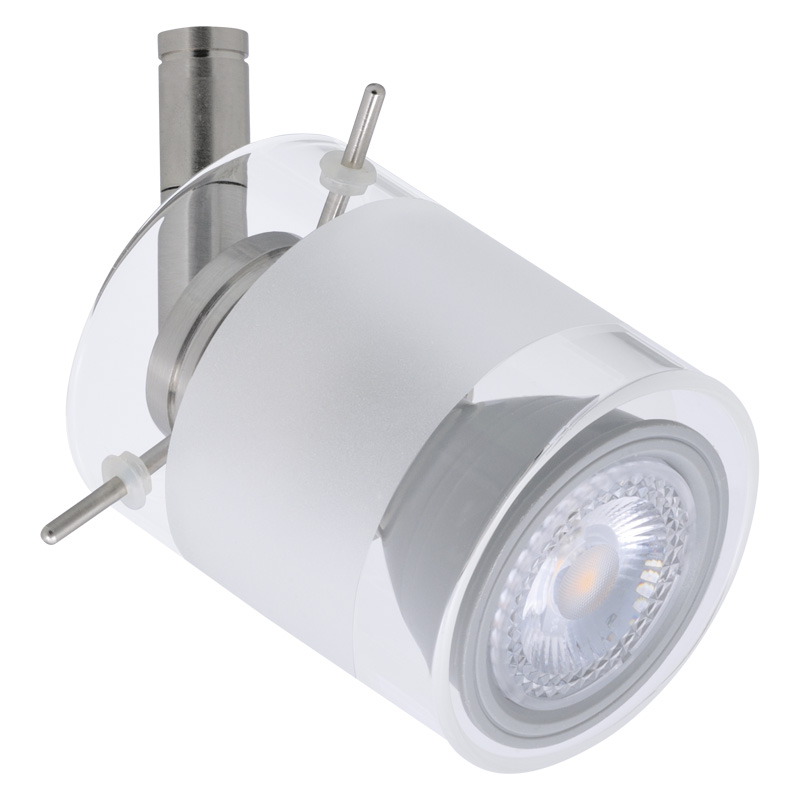 Aufbaustrahler Focus HV 50W silbergrau
230V/ GU10  35-50W / für M10x1