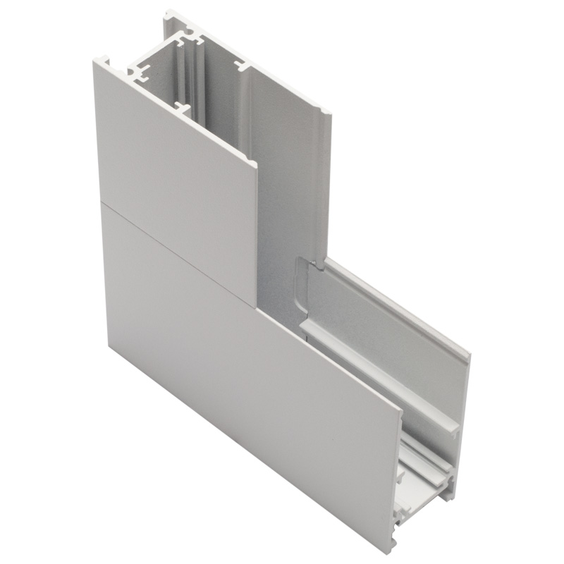 Eckstück 90° VK Stromschiene Magneto weiss matt
H=52.5 B=26.2mm IP20
