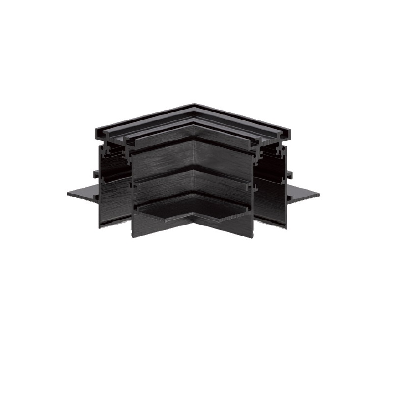 Eckstück 90° Stromschiene Magneto HR schwarz matt
L=94mm H=52.5 B=26.2mm IP20