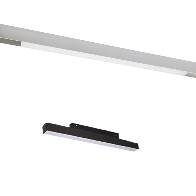 Magneto Schienen-Leiste Led Line 3.0 schwarz
DC48V 4000K 21W 2288Lm L=845 B=22 IP20