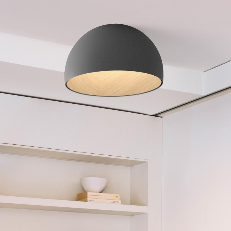 Deckenleuchte DUO 26.5W Led graphit, Innen Eiche
230V 2207lm 2700°K D=700 x H=38.5 /IP20