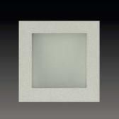 Wand-Einbaustrahler 90x90 LED 1W ww silber
24V/350mA DC / ET=38 As=75x75
