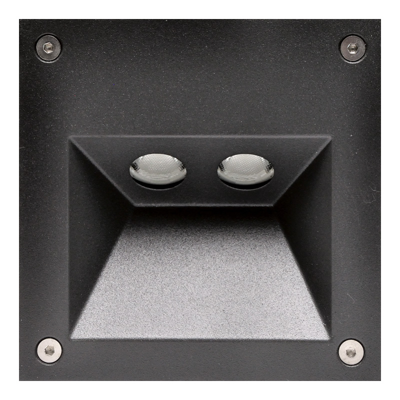 Wandeinbauleuchte 5575 LED 2x1W IP54 silbergrau
230V / 2x1W 350mA /2700°K CRI80 Cree Led