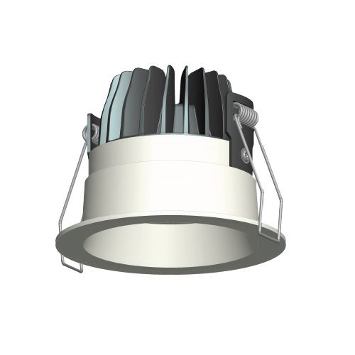 Einbaustrahler LED 10W silbergrau
DC 2700K 250mA CRI90 / D=100 AS=80 H=75 / IP44
