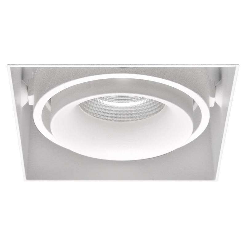 Einbaustrahler randlos 59030 / 9.3W weiss matt
DC 500mA 3000K / L=91 x 91mm ET=96 / IP20