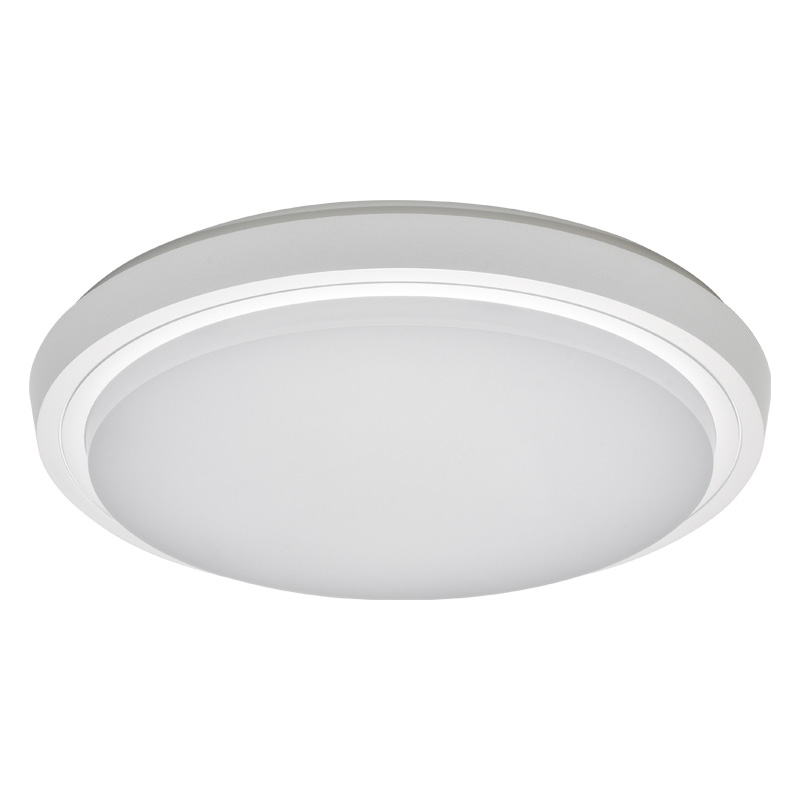 Deckenleuchte LED Circle 38W 2700K silber opal
230V 2200lm CRI80 D=300 H=40.5  IP44