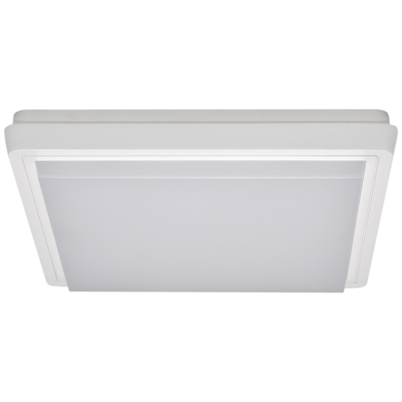 Deckenleuchte LED Linge 29W 3000K silber opal
230V 1800lm CRI80 L=240x240 H=38 IP44