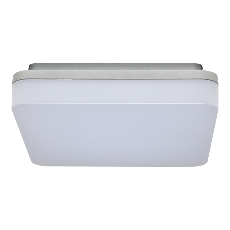 Deckenleuchte LED Slice 15W 4000K silber opal
230V 1050lm CRI80 L=210x210 H=50mm IP44