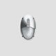 Wand-Deckenleuchte Vedo oval alu
E 27max. 75W / IP 55 mit Schute
H=300mm B=175
