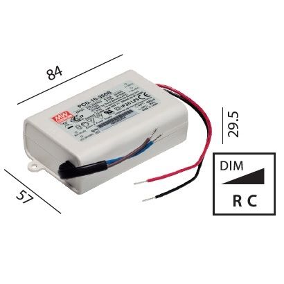 Elektr. Konverter LED DC 10-25W/350mA
200-240V