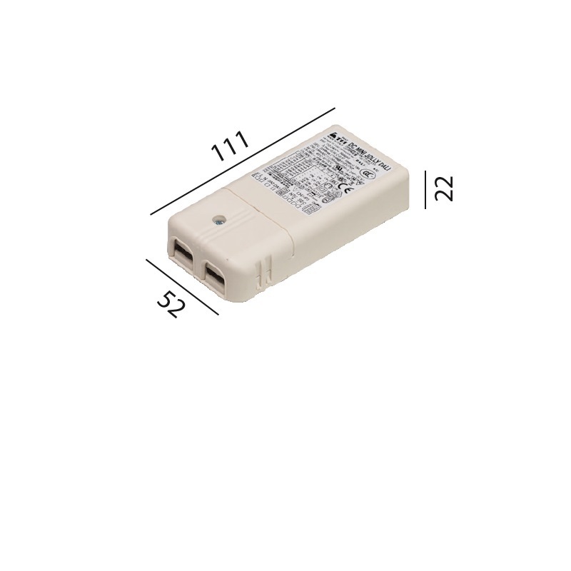 Multi Konverter new Jolly12W-20W DALI
220-240V L=111 B=52 H=22 / IP20