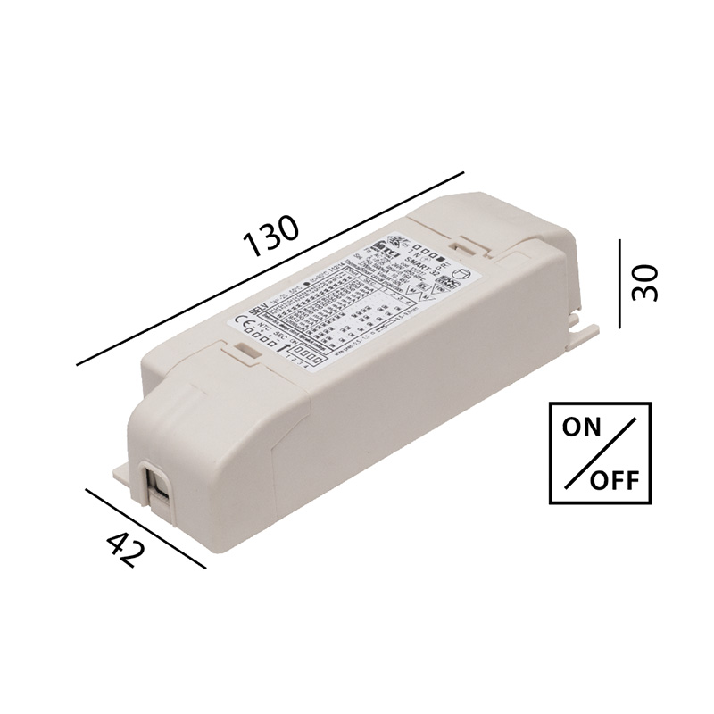 Elektr. Konverter 32W universal
220-240V / L=129.5 B=42 H=30 / IP20