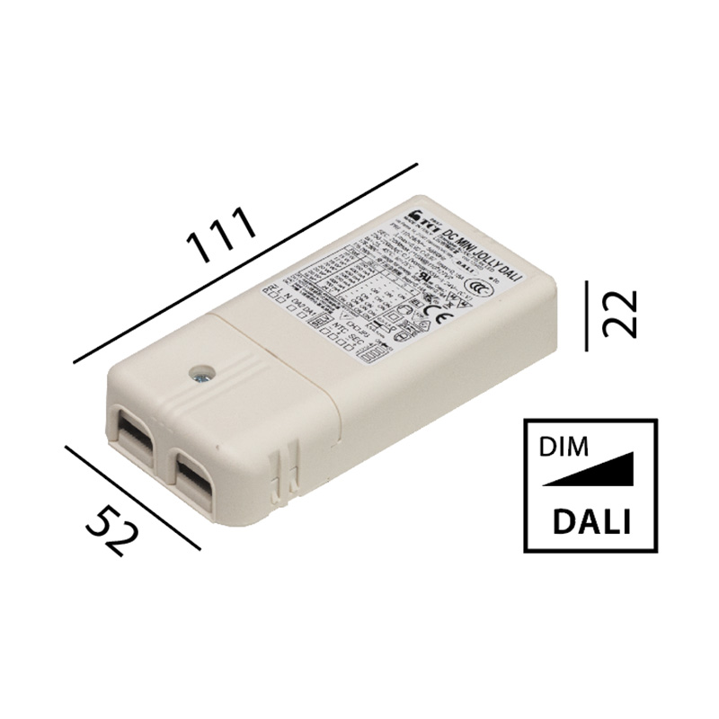 Elektr. Konverter 10W-20W / LC DALI
220-240V / L=111 B=52 H=22