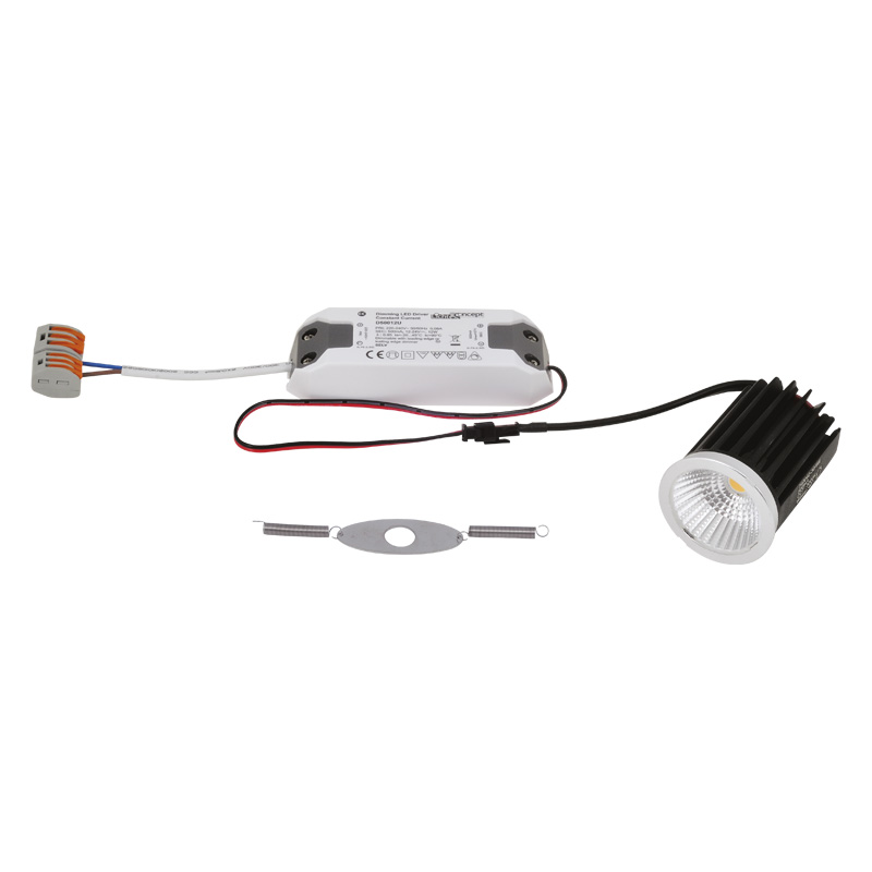 SET MR16 LED Modul & Konverter 9.2W 40° 3000K
240V D=50 H=71.5 DC 500mA 750lm CRI:90 IP20