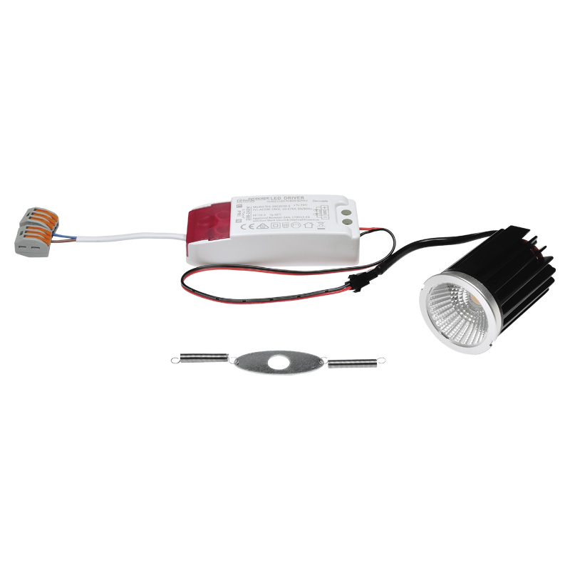 SET MR16 Modul & Konverter DTW 13W/40° 1800K-3000K
240V H=71.5 DC 310mA 940lm CRI:90 IP20