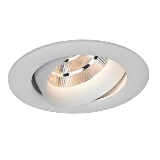 Decken-Einbaustrahler D=89 LED 9W weiss matt
500mA CRI90 703lm 3000°K DA=75  ET=64 / IP43